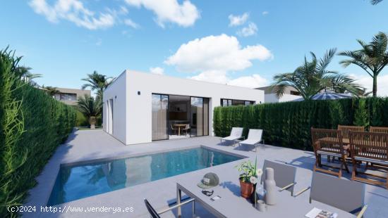 VILLAS DE OBRA NUEVA EN LOS URRUTIAS, MURCIA. - MURCIA