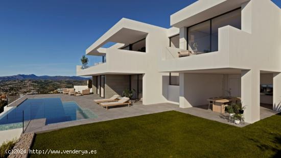 CHALET MODERNO CON VISTAS AL MAR. - ALICANTE