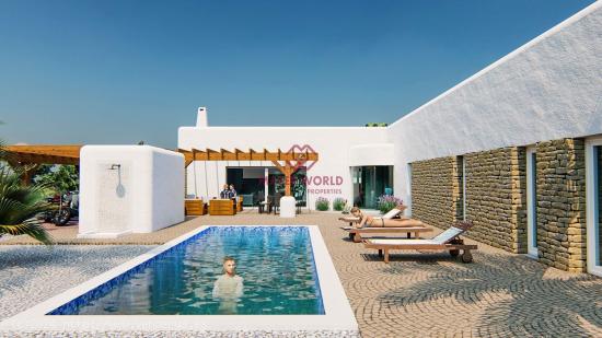  VILLAS DE OBRA NUEVA ESTILO IBIZA EN ALFAZ DEL PI - ALICANTE 