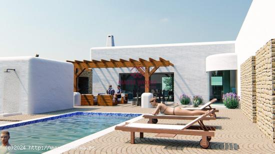 VILLAS DE OBRA NUEVA ESTILO IBIZA EN ALFAZ DEL PI - ALICANTE