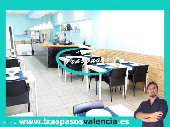  CAFÉ-BAR RESTAURANTE EN TRASPASO JUNTO A HOSPITAL LA SALUD, ZONA ALBORS, VALENCIA. - VALENCIA 