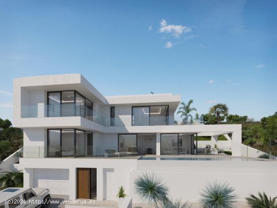  ▷Villa en Calpe Empedrola con Vistas a las Montañas y Piscina Privada Alicante Costa Blanca - ALI 