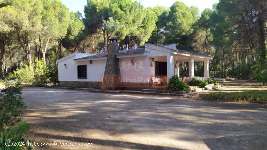 PARCELA CON CASA Y PISCINA EN URB. LOS PINARES DEL JUCAR - ALBACETE