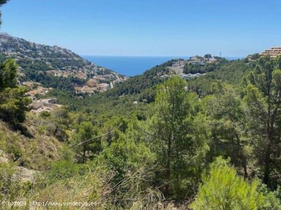 Vistas al mar, terreno en ALTEA para 1 chalet grande , en venta OPORTUNIDAD! - ALICANTE