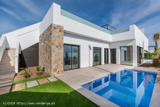  VILLAS PAREADAS NUEVAS CON PISCINA PRIVADA Y SOLARIUM EN PILAR DE LA HORADADA !!! - ALICANTE 