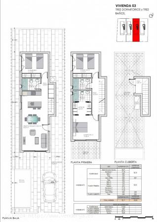 NUEVA CONSTRUCCIÓN DE 4 VILLAS INDEPENDIENTES EN SANTIAGO DE LA RIBERA!!! - MURCIA