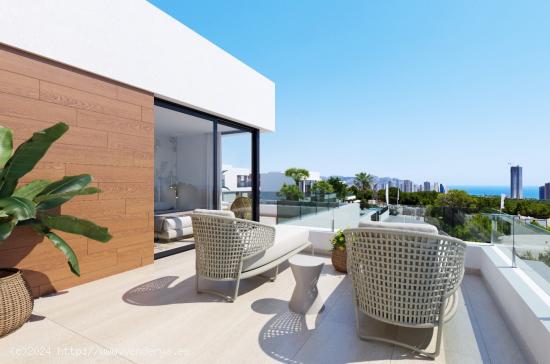  VILLAS DE OBRA NUEVA MODERNAS CON VISTAS AL MAR EN SIERRA CORTINA - ALICANTE 