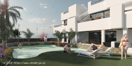  BUNGALOW PLANTA BAJA DE OBRA NUEVA A 100 METROS DE LA PLAYA! - MURCIA 