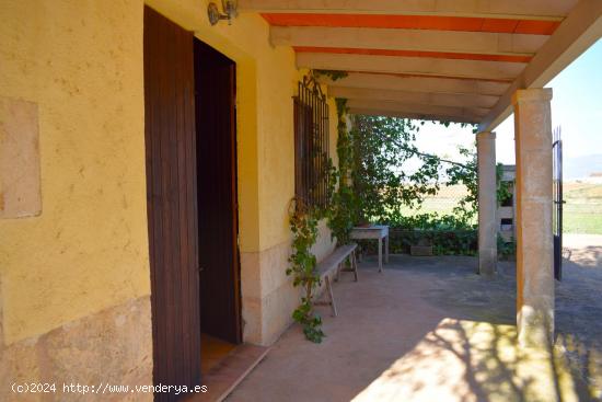 Finca rústica con casa de campo  con hermosas  vistas a la Serra de Tramuntana en Muro - BALEARES