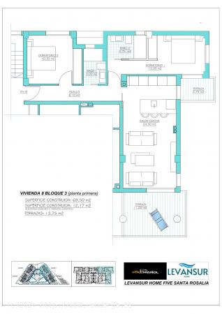 Planta primera en exclusivo y lujoso complejo de Santa Rosalía Lake [amp ] Life Resort - MURCIA