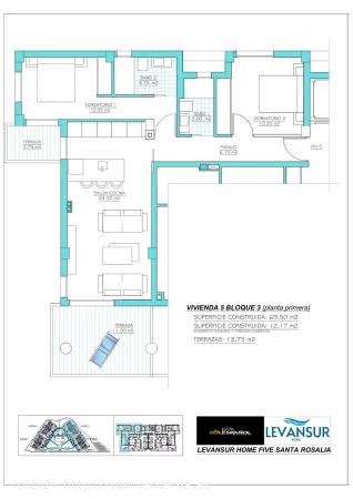 Planta primera en exclusivo y lujoso complejo de Santa Rosalía Lake [amp ] Life Resort - MURCIA