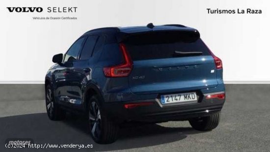 Volvo XC40 TODOTERRENO BEV 78KWH RECHARGE TWIN PLUS AWD 408CV 5P de 2023 con 2.180 Km por 46.900 EUR