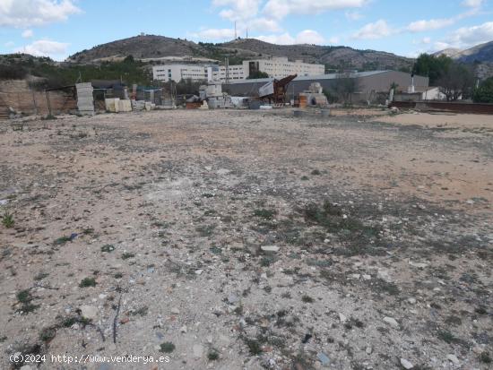 SOLAR EN LA TORRETA DE ELDA EN ALQUILER DE 1000 METROS. - ALICANTE