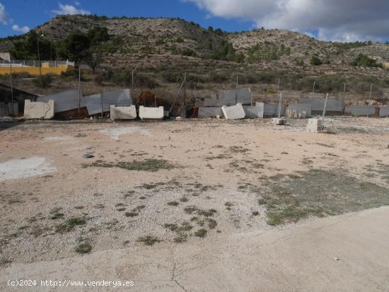 SOLAR EN LA TORRETA DE ELDA EN ALQUILER DE 1000 METROS. - ALICANTE