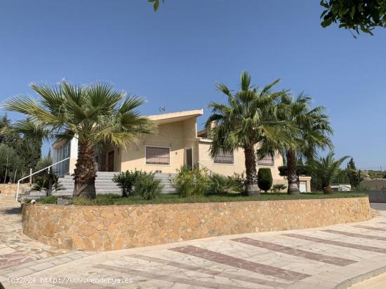 Chalet a la venta con piscina y pista de tenis en Bonavista, Elche. - ALICANTE