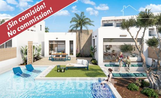 ¡TOTALMENTE NUEVO!  EXTERIOR CON GARAJE, PISCINA Y TERRAZA, CERCA DE LA PLAYA - MURCIA