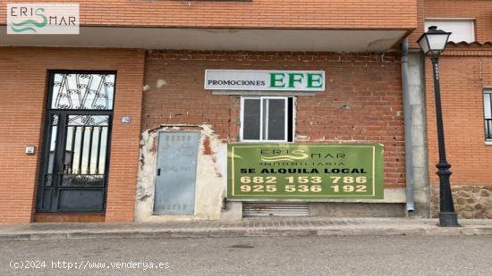 LOCAL COMERCIAL EN ALQUILER EN CABAÑAS DE LA SAGRA - TOLEDO