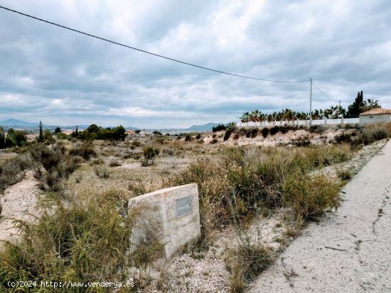 SE VENDE PARCELA EDIFICABLE EN LA MATANZA DE FORTUNA! - MURCIA