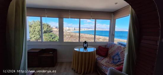 ALQUILER TEMPORAL DE PISO ZONA CABO HUERTAS CON VISTAS AL MAR - ALICANTE