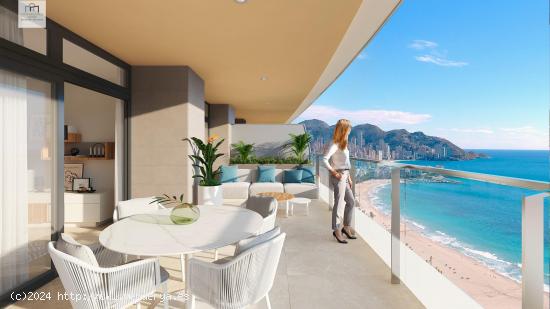 Apartamentos de obra nueva en playa de Poniente, Benidorm - ALICANTE