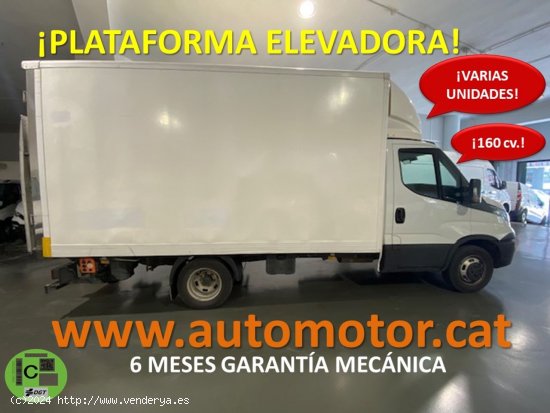 Iveco Daily Chasis Cabina 35C16 3750 160cv PLATAFORMA ELEVADORA - GARANTIA MECANICA - Barcelona