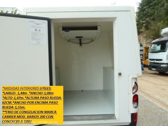 Renault Kangoo CAJA FRIGORIFICA CONGELACION -20ºC FRC FRIO CARRIER MOD. XARIOS 200 CON CONEXION A L