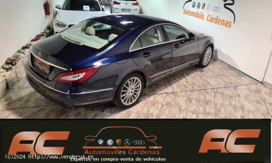 Mercedes Clase CLS 400 FAROS LED-NAVEGADOR GPS-TEPICERI EN CUERO BEIGE - Mataró