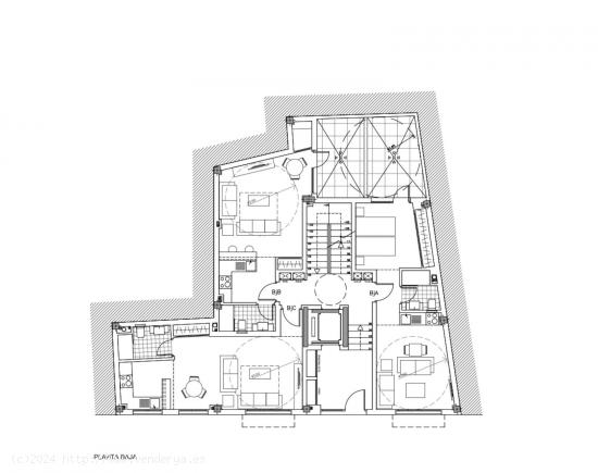 PROYECTO EDIFICIO ZONA CARRETERÍA DE 8 VIVIENDAS - MALAGA