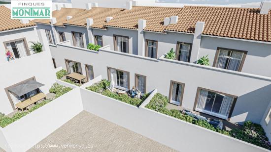 CONJUNTO DE CINCO CASAS UNIFAMILIARES ADOSADAS EN EL CENTRO DE SANT PERE DE RIBES - BARCELONA