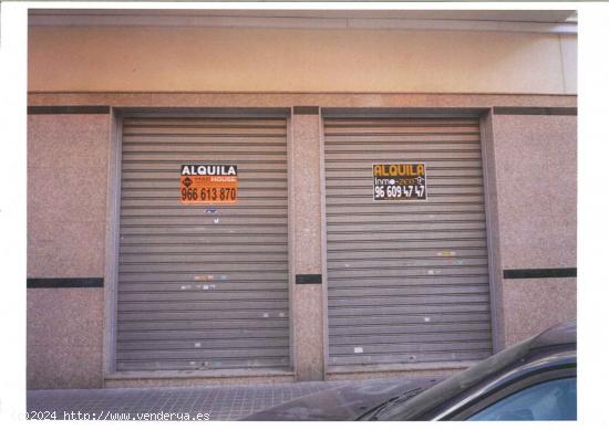 Local comercial en Elche zona Plaza Madrid, 430 m. de superficie. - ALICANTE