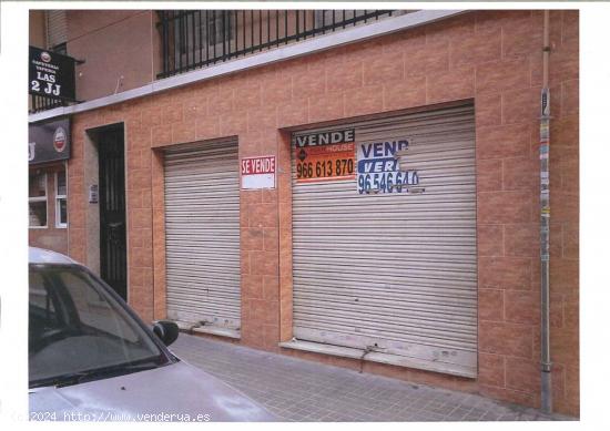 Local comercial en Elche zona Sector Quinto, 101 m. de superficie - ALICANTE