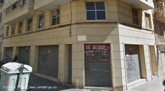 Local comercial en Elche zona Plaza Barcelona, 235 m2 - ALICANTE