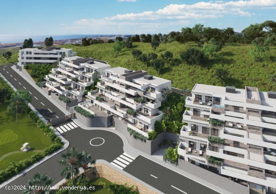 Modernos apartamentos  de lujo en venta sobre plano en La Cala de Mijas - MALAGA