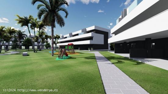 Apartamentos de 2 o 3 dormitorios, 2 baños, piscina, spa, garage y trastero en zona de Guardamar - 