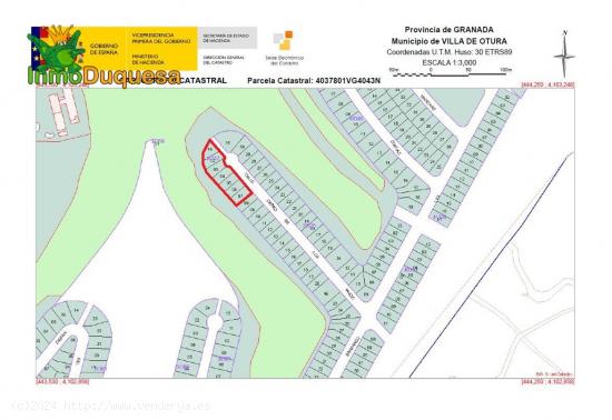 Lote de 7 solares urbanos en SANTA CLARA GOLF - OTURA - GRANADA