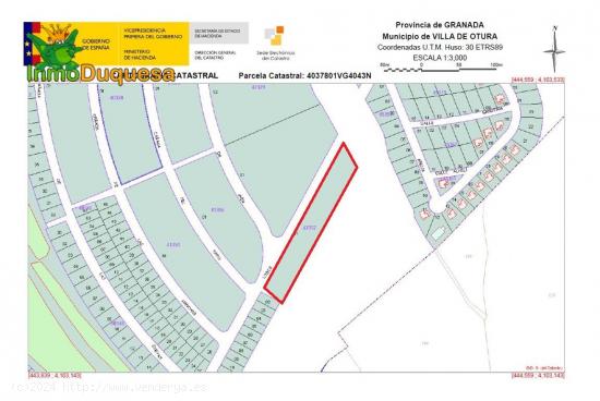 Lote de 18 solares urbanos en SANTA CLARA GOLF - OTURA - GRANADA