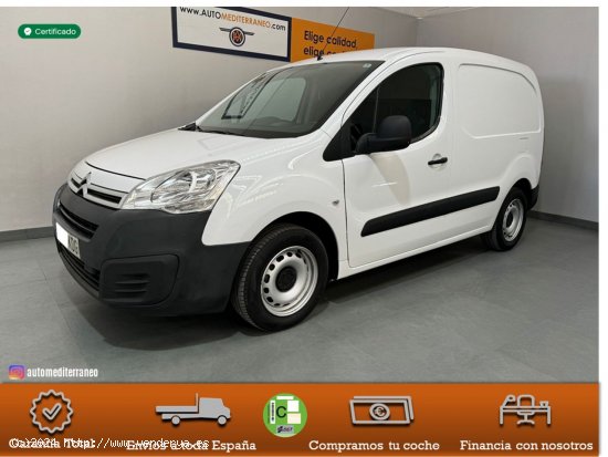 Citroën Berlingo 1.6 100cv Diesel furgón - Paterna