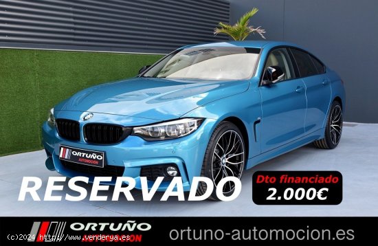 BMW Serie 4 Gran Coupé 418d 150CV Azul metalizado Snapper Rocks - Beniajan