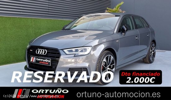  Audi A3 Sportback Black line 30 TDI Matrix, S tronic, Camara, Pìel - Beniajan 