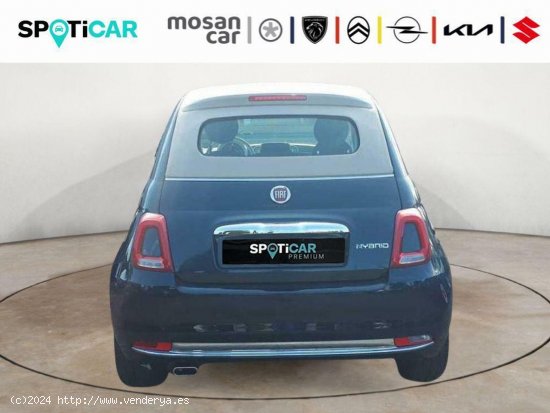 Fiat 500 C 1.0 MHEV 70 MONOTRIM MIRROR LL16 CLIMA RADAR AR ANTINIEBLAS VOLANTE BEIGE - Rivas