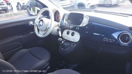 Fiat 500 C 1.0 MHEV 70 MONOTRIM MIRROR LL16 CLIMA RADAR AR ANTINIEBLAS VOLANTE BEIGE - Rivas