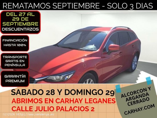  Mazda 6 FAMILIAR 2.2 DE 110KW AT STYLE+ NAV AUTO - LEGANES 