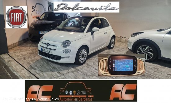 Fiat 500 1.0 Hybrid DOLCEVITA 2022 APPLE CARPLAY-CLIMA-TECHO PANORAMICO - Mataró