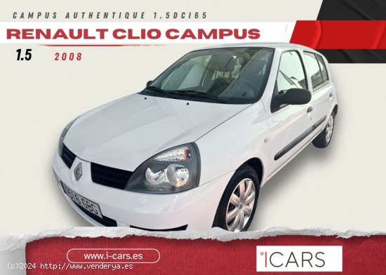  Renault Clio Campus Campus Authentique 1.5dCi65 - Alzira 