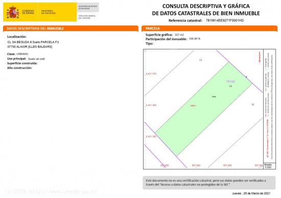 PARCELA POLIGONO INDUSTRIAL - BALEARES