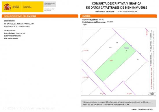  PARCELA POLIGONO INDUSTRIAL - BALEARES 