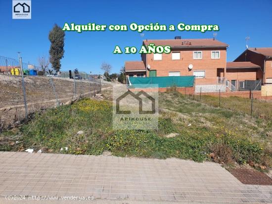 ALQUILER CON OPCION A COMPRA PARCELA URBANIZABLE EN ALMOROX. PRECIO INICIAL 45.999€ - TOLEDO