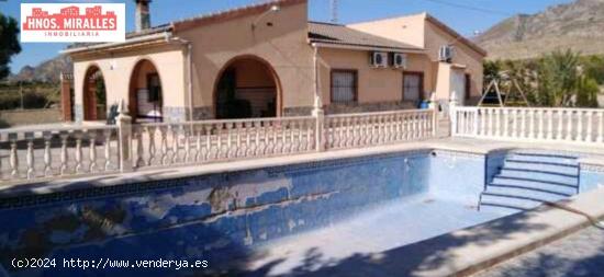 CHALET EN ALBATERA CON PISCINA - ALICANTE