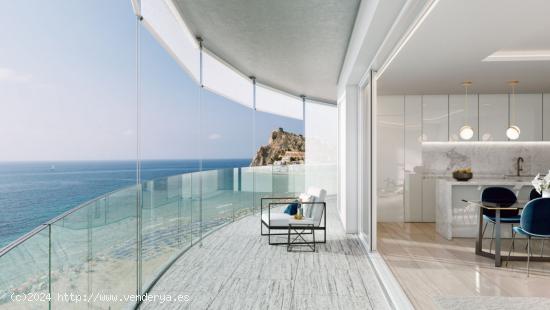 SE VENDE ESPECTACULAR OBRA NUEVA EN PRIMERA LINEA DE PLAYA DE PONIENTE - ALICANTE