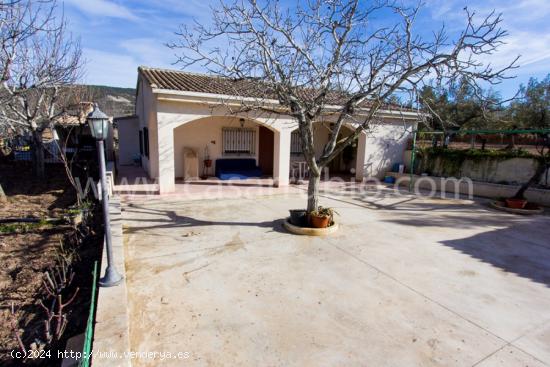 ESTUPENDA FINCA CON UN CHALET EN ONIL !! - ALICANTE